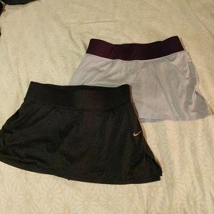 2 Nike tennis skirts